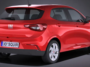 Fiat Argo 2018 3D Model