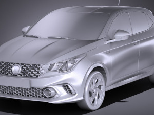 Fiat Argo 2018 Modelo 3D