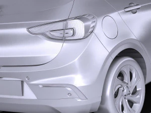 Fiat Argo 2018 3D Model