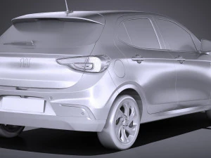 Fiat Argo 2018 3D Model