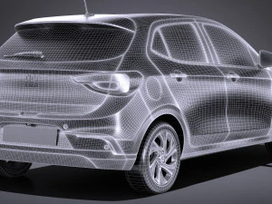 Fiat Argo 2018 3D Model
