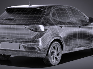 Fiat Argo 2018 Modelo 3D