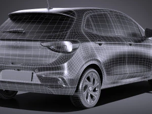 Fiat Argo 2018 3D Model