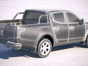 Fiat Fullback 2018 3D Model