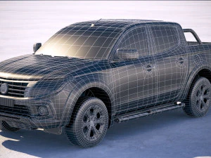 Fiat Fullback 2018 3D Model