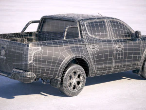Fiat Fullback 2018 3D Model