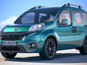 Fiat Qubo 2017 3D Model
