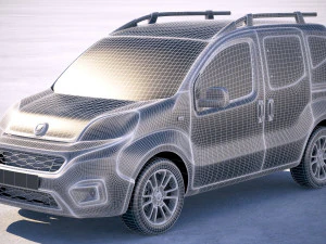 Fiat Qubo 2017 3D Model