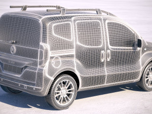Fiat Qubo 2017 3D Modell