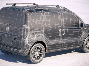 Fiat Qubo 2017 3D Model