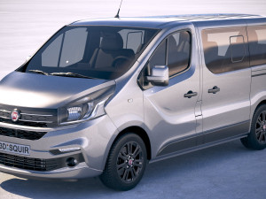 fiat talento passenger 2018 3D Model