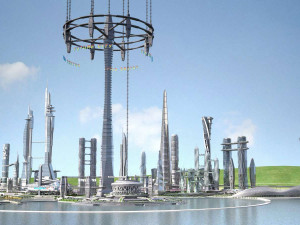 Future City on Earth V1 3D मॉडल