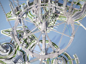 Future City on Earth V1 3D Model