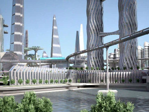 Future City on Earth V1 3D Model