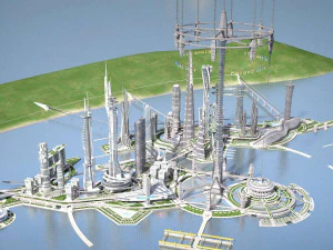 Future City on Earth V1 3D Model