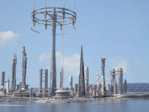 Future City on Earth V1 3D Model