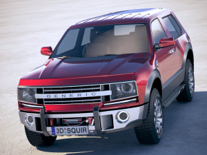 generic 4x4 car 2018 Modelo 3D