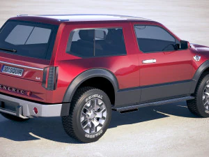 generic 4x4 car 2018 3D Model