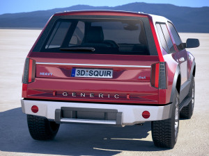 generic 4x4 car 2018 Modelo 3D