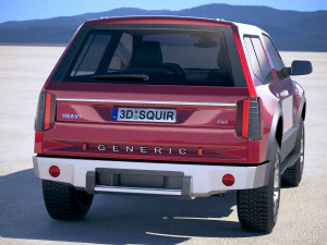 generic 4x4 car 2018 3D Model