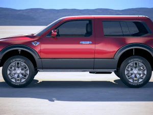 generic 4x4 car 2018 3D Model