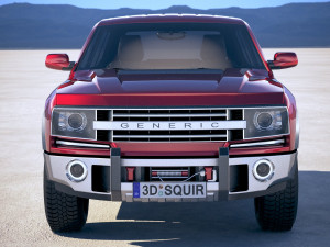 generic 4x4 car 2018 Modelo 3D