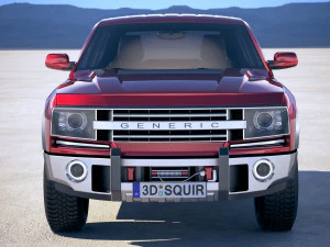 generic 4x4 car 2018 3D Model