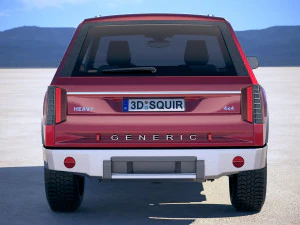 generic 4x4 car 2018 3D Model