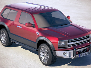 generic 4x4 car 2018 Modelo 3D