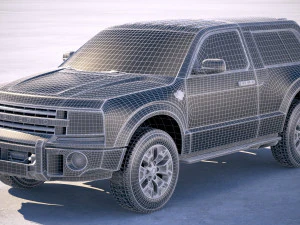 generic 4x4 car 2018 3D Model