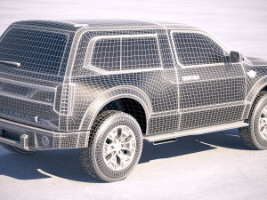 generic 4x4 car 2018 Modelo 3D