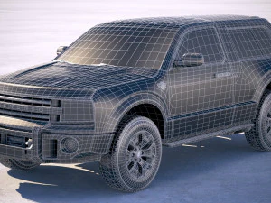 generic 4x4 car 2018 3D Model