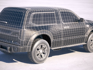 generic 4x4 car 2018 Modelo 3D