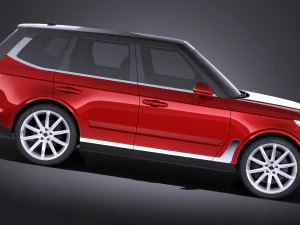 Generic Average Luxury SUV 2018 3D Model