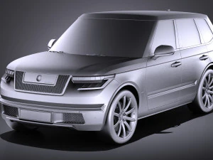 Generic Average Luxury SUV 2018 3D Model
