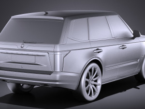 Generic Average Luxury SUV 2018 3Dモデル