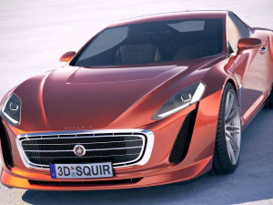 Generic Coupe 2018 3D Model