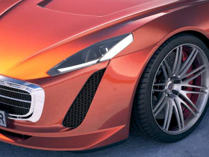 Generic Coupe 2018 3D Model