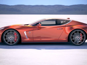 Generic Coupe 2018 3D Model