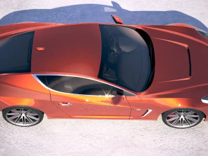 Generic Coupe 2018 3D Model