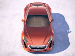 Generic Coupe 2018 3D Model