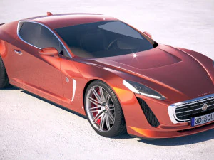 Generic Coupe 2018 3D Model