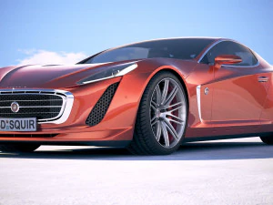 Generic Coupe 2018 3D Model