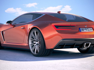 Generic Coupe 2018 Modelo 3D