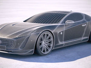 Generic Coupe 2018 3D Model