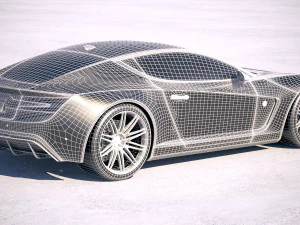 Generic Coupe 2018 3D Model