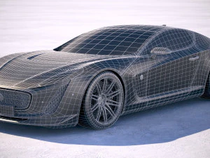 Generic Coupe 2018 3D Model