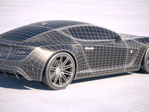 Generic Coupe 2018 3D Model
