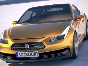 Generic Coupe RS 2017 3D Model