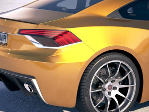 Generic Coupe RS 2017 3D Model